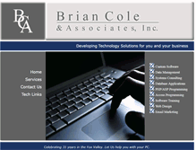 Tablet Screenshot of briancoleassociates.com